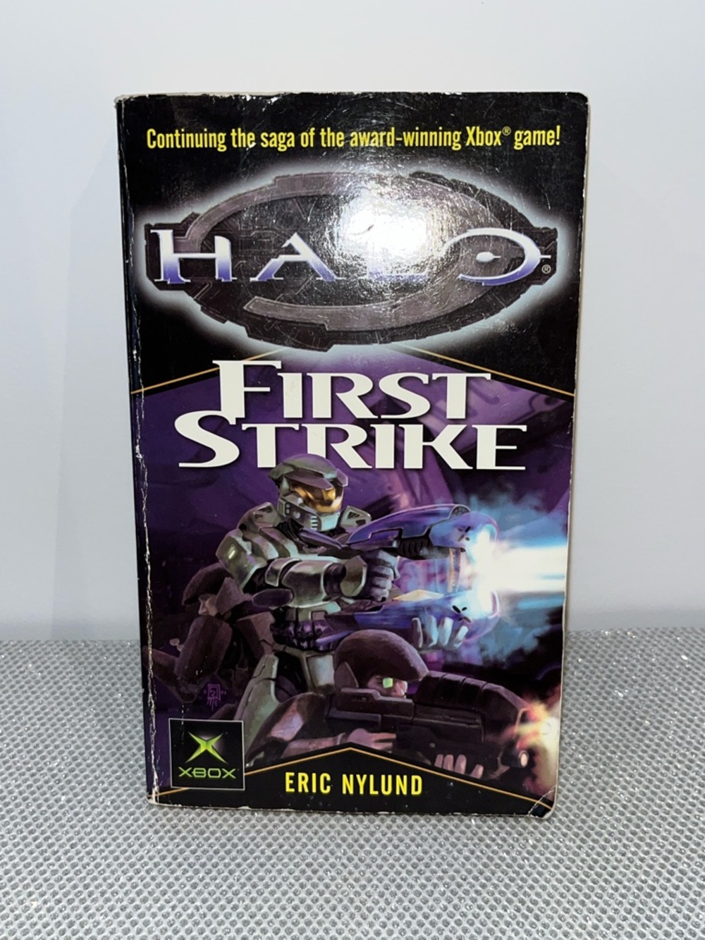 2003 HALO FIRST STRIKE by Eric Nylund FN+ 6.5 Del rey 19 OPM Paperback